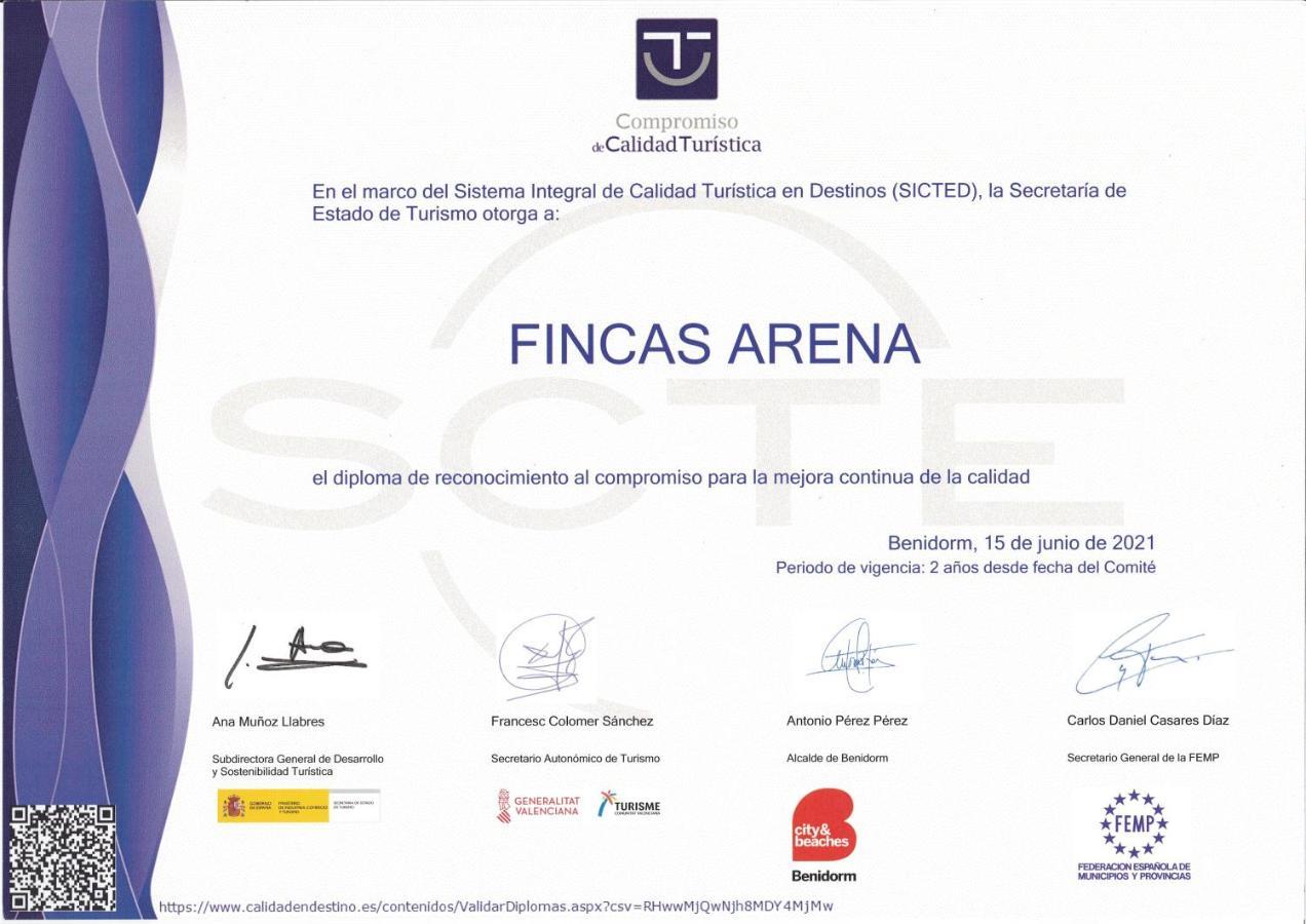 Islandia - Fincas Arena Benidorm Dış mekan fotoğraf